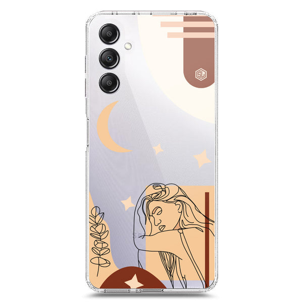 Aesthetic Modern Art Series - Design 4 - Soft Phone Case - Crystal Clear Case - Samsung Galaxy A14 5G
