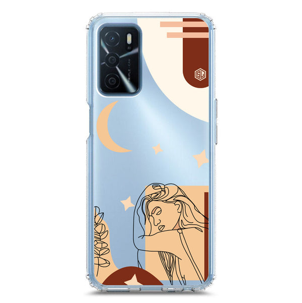 Aesthetic Modern Art Series - Design 4 - Soft Phone Case - Crystal Clear Case - Oppo A54s