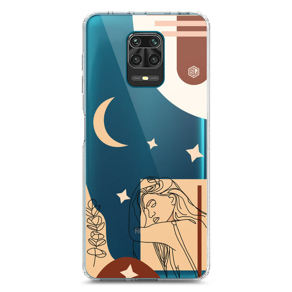 Aesthetic Modern Art Series - Design 4 - Soft Phone Case - Crystal Clear Case - Xiaomi Redmi Note 9S