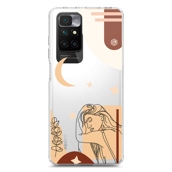 Aesthetic Modern Art Series - Design 4 - Soft Phone Case - Crystal Clear Case - Xiaomi Redmi 10