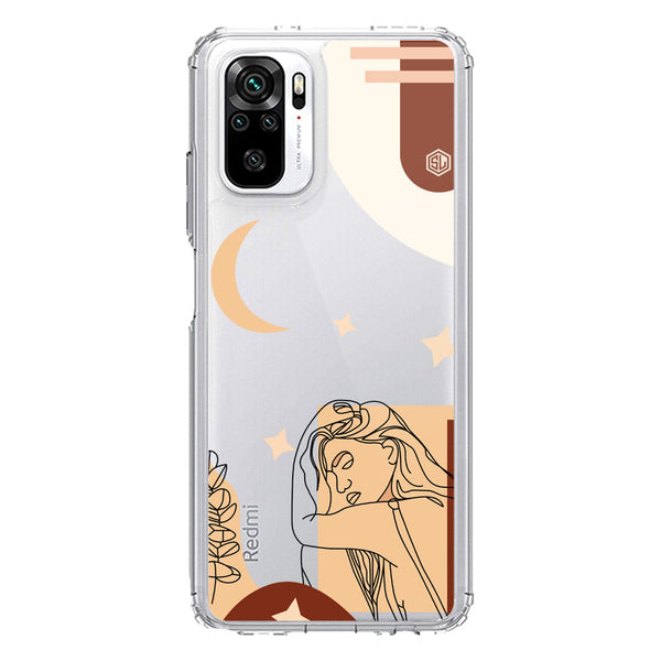 Aesthetic Modern Art Series - Design 4 - Soft Phone Case - Crystal Clear Case - Xiaomi Redmi Note 10S