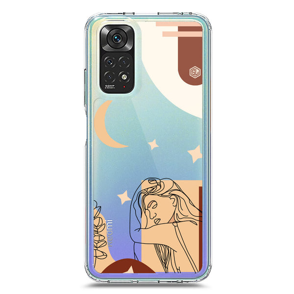 Aesthetic Modern Art Series - Design 4 - Soft Phone Case - Crystal Clear Case - Xiaomi Redmi Note 11S
