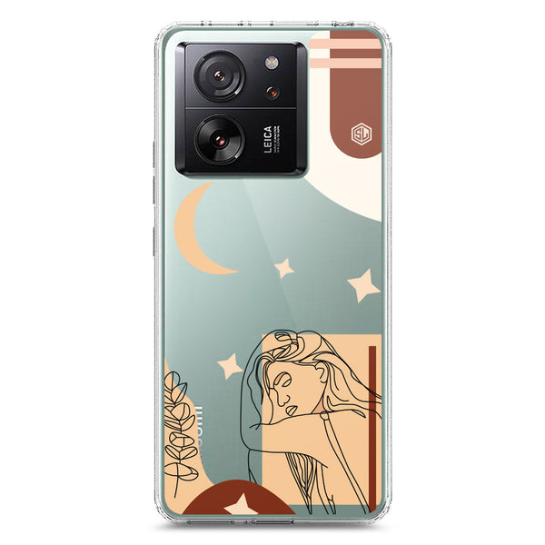 Aesthetic Modern Art Series - Design 4 - Soft Phone Case - Crystal Clear Case - Xiaomi 13T Pro