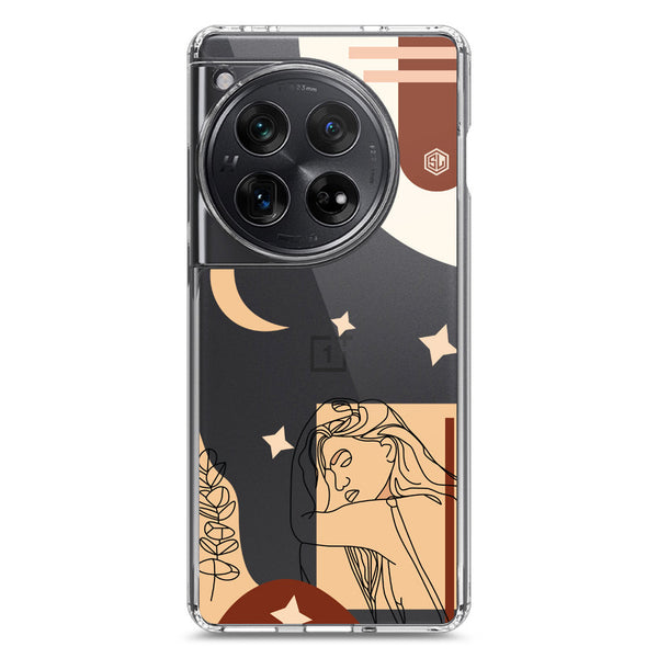 Aesthetic Modern Art Series - Design 4 - Soft Phone Case - Crystal Clear Case - OnePlus 12