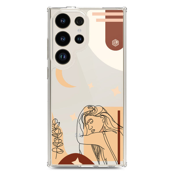 Aesthetic Modern Art Series - Design 4 - Soft Phone Case - Crystal Clear Case - Samsung Galaxy S24 Ultra