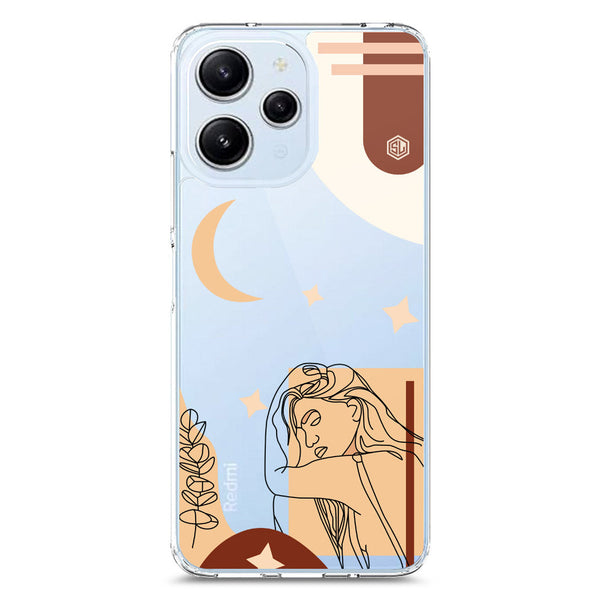 Aesthetic Modern Art Series - Design 4 - Soft Phone Case - Crystal Clear Case - Xiaomi Redmi 12