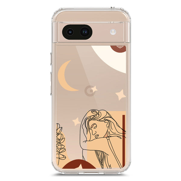 Aesthetic Modern Art Series - Design 4 - Soft Phone Case - Crystal Clear Case - Google Pixel 8a