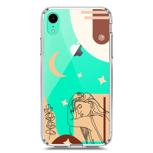 Aesthetic Modern Art Series - Design 4 - Soft Phone Case - Crystal Clear Case - iPhone XR