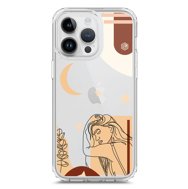 Aesthetic Modern Art Series - Design 4 - Soft Phone Case - Crystal Clear Case - iPhone 15 Pro Max