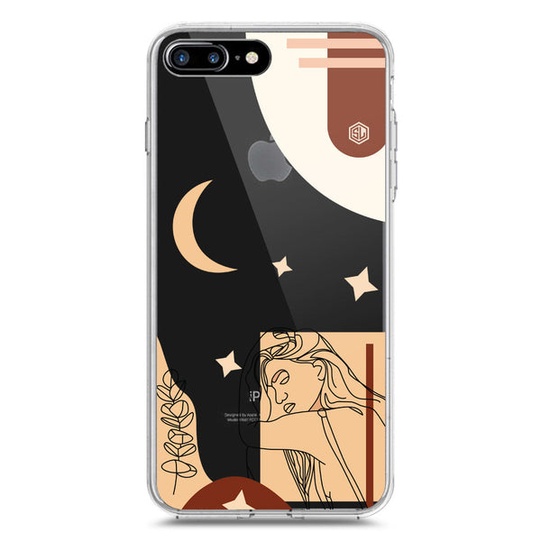 Aesthetic Modern Art Series - Design 4 - Soft Phone Case - Crystal Clear Case - iPhone 7 Plus