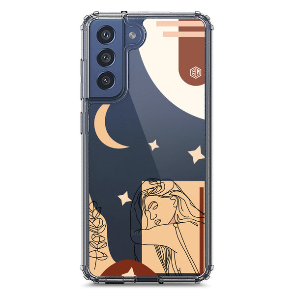 Aesthetic Modern Art Series - Design 4 - Soft Phone Case - Crystal Clear Case - Samsung Galaxy S21 FE 5G