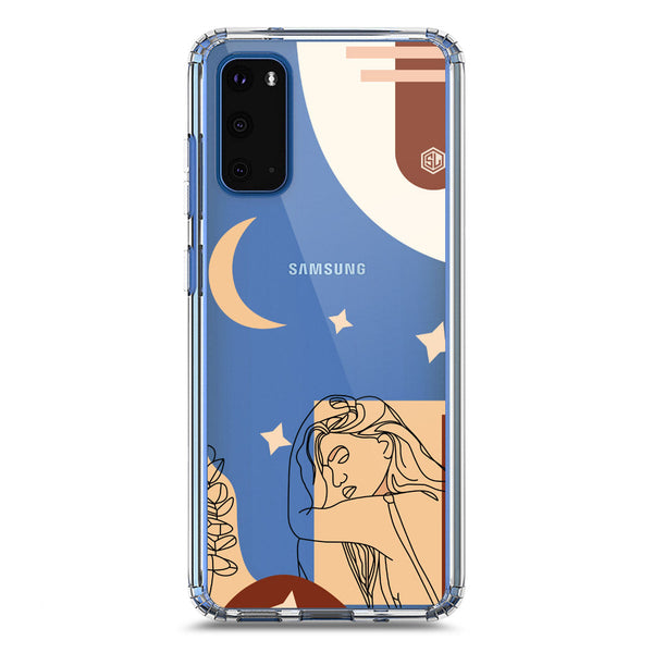Aesthetic Modern Art Series - Design 4 - Soft Phone Case - Crystal Clear Case - Samsung Galaxy S20