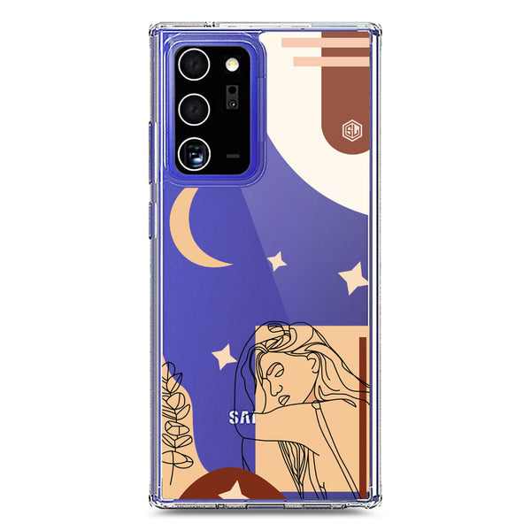 Aesthetic Modern Art Series - Design 4 - Soft Phone Case - Crystal Clear Case - Samsung Galaxy Note 20 Ultra