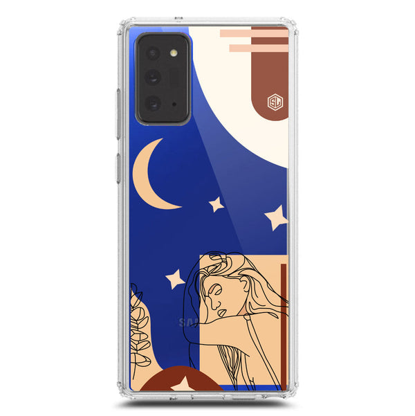 Aesthetic Modern Art Series - Design 4 - Soft Phone Case - Crystal Clear Case - Samsung Galaxy Note 20