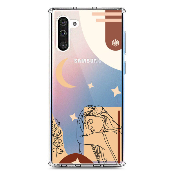 Aesthetic Modern Art Series - Design 4 - Soft Phone Case - Crystal Clear Case - Samsung Galaxy Note 10