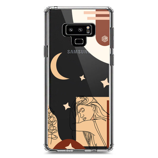 Aesthetic Modern Art Series - Design 4 - Soft Phone Case - Crystal Clear Case - Samsung Galaxy Note 9