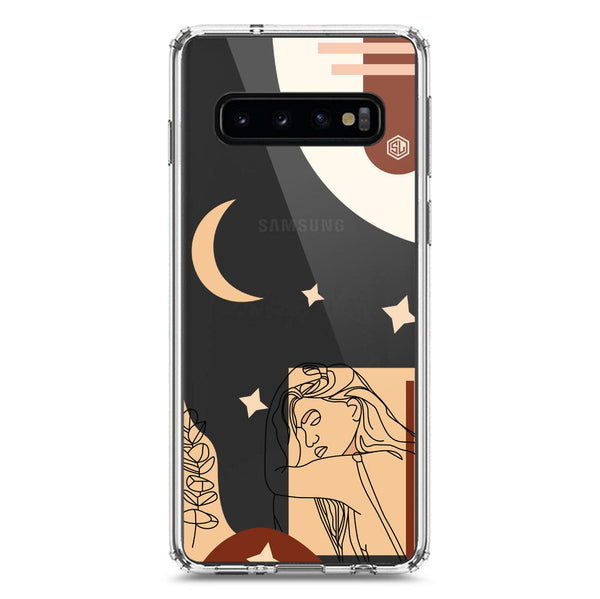 Aesthetic Modern Art Series - Design 4 - Soft Phone Case - Crystal Clear Case - Samsung Galaxy S10
