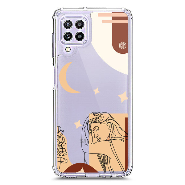 Aesthetic Modern Art Series - Design 4 - Soft Phone Case - Crystal Clear Case - Samsung Galaxy M22