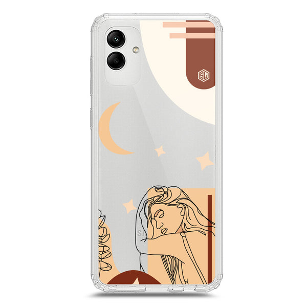 Aesthetic Modern Art Series - Design 4 - Soft Phone Case - Crystal Clear Case - Samsung Galaxy M13 5G