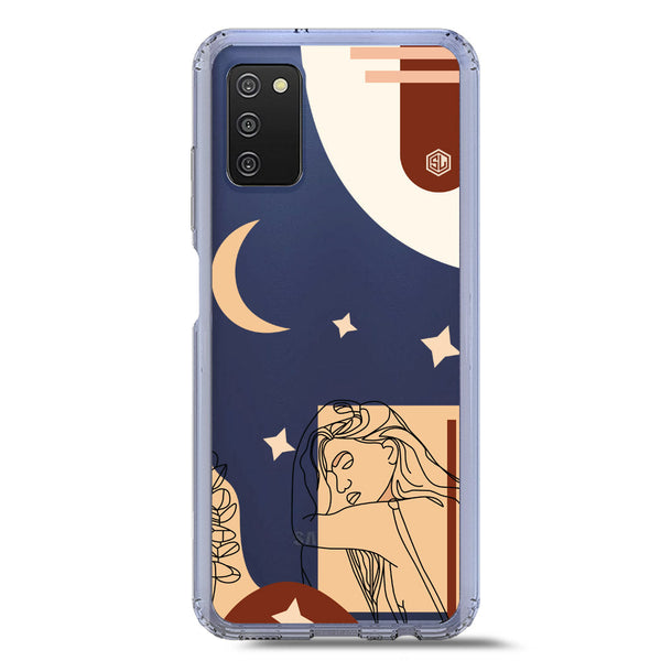 Aesthetic Modern Art Series - Design 4 - Soft Phone Case - Crystal Clear Case - Samsung Galaxy M02s