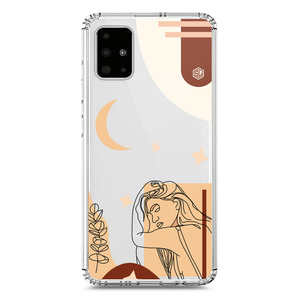 Aesthetic Modern Art Series - Design 4 - Soft Phone Case - Crystal Clear Case - Samsung Galaxy A51