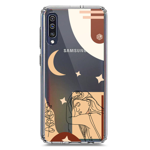 Aesthetic Modern Art Series - Design 4 - Soft Phone Case - Crystal Clear Case - Samsung Galaxy A50s