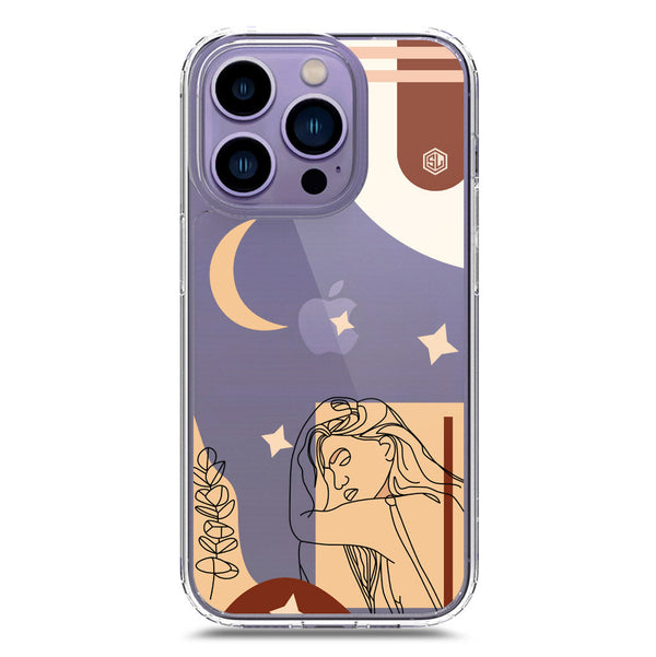 Aesthetic Modern Art Series - Design 4 - Soft Phone Case - Crystal Clear Case - iPhone 14 Pro