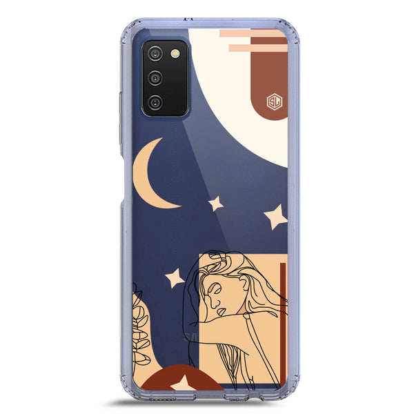 Aesthetic Modern Art Series - Design 4 - Soft Phone Case - Crystal Clear Case - Samsung Galaxy A02s