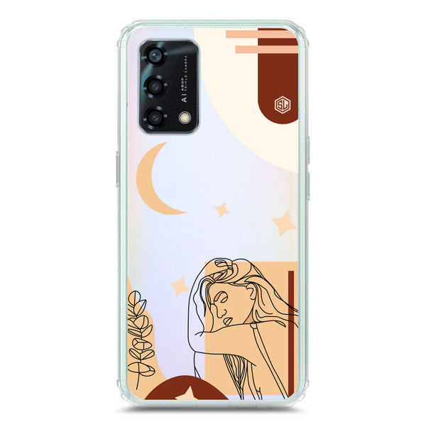 Aesthetic Modern Art Series - Design 4 - Soft Phone Case - Crystal Clear Case - Oppo Reno 6 Lite
