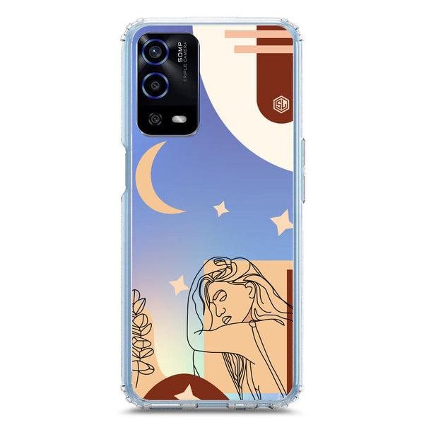 Aesthetic Modern Art Series - Design 4 - Soft Phone Case - Crystal Clear Case - Oppo A55 5G