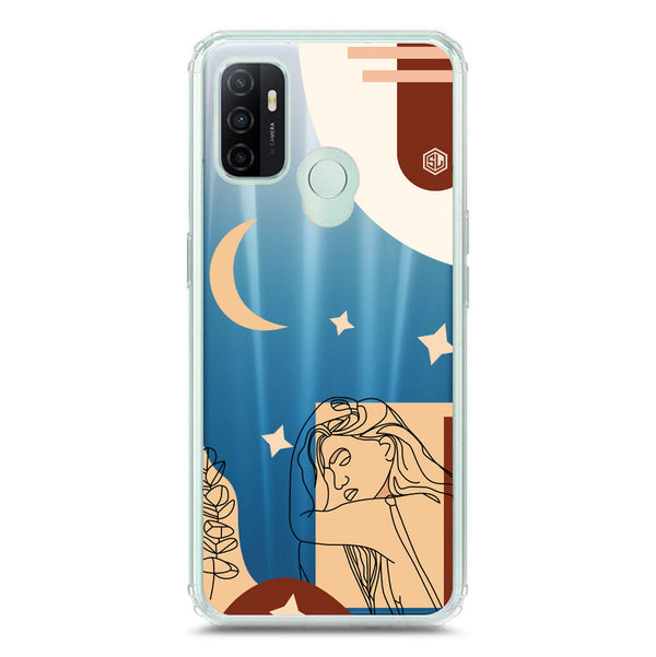 Aesthetic Modern Art Series - Design 4 - Soft Phone Case - Crystal Clear Case - Oppo A53