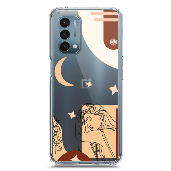 Aesthetic Modern Art Series - Design 4 - Soft Phone Case - Crystal Clear Case - OnePlus Nord N200 5G