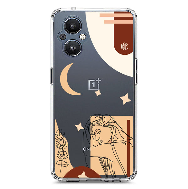 Aesthetic Modern Art Series - Design 4 - Soft Phone Case - Crystal Clear Case - OnePlus Nord N20 5G