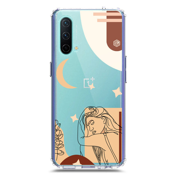 Aesthetic Modern Art Series - Design 4 - Soft Phone Case - Crystal Clear Case - OnePlus Nord CE 5G