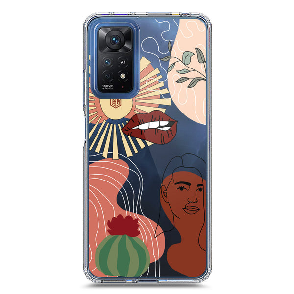 Aesthetic Modern Art Series - Design 5 - Soft Phone Case - Crystal Clear Case - Xiaomi Redmi Note 11 Pro