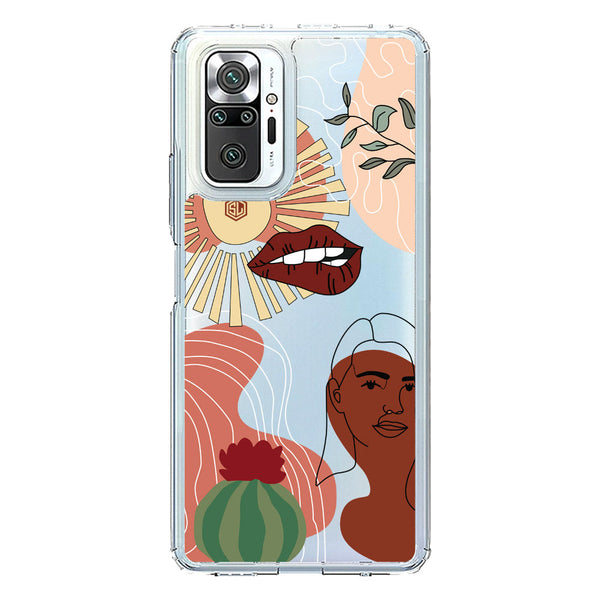 Aesthetic Modern Art Series - Design 5 - Soft Phone Case - Crystal Clear Case - Xiaomi Redmi Note 10 Pro 4G