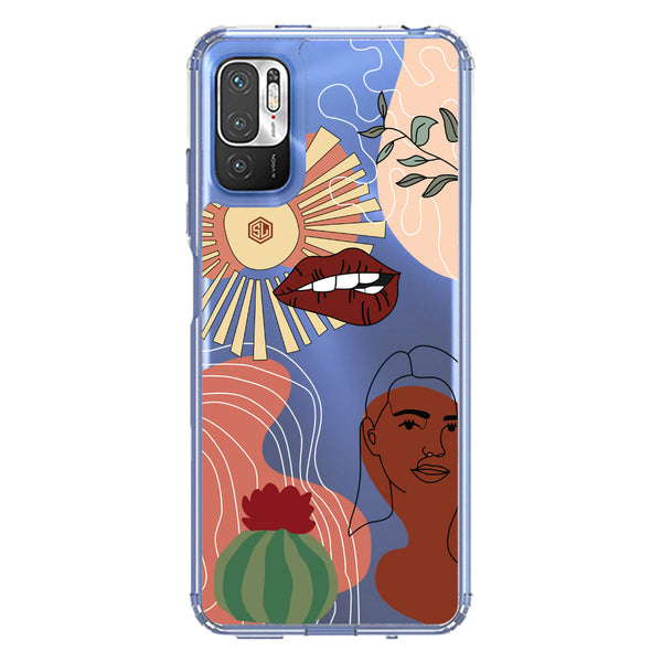 Aesthetic Modern Art Series - Design 5 - Soft Phone Case - Crystal Clear Case - Xiaomi Redmi Note 10 5G