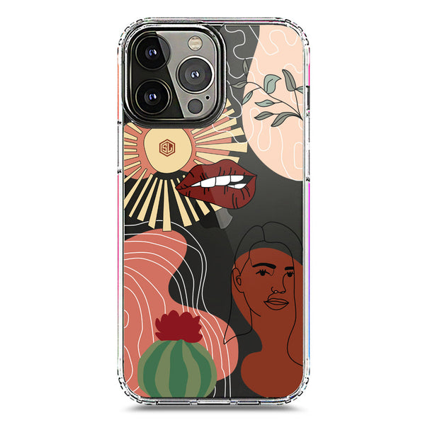 Aesthetic Modern Art Series - Design 5 - Soft Phone Case - Crystal Clear Case - iPhone 13 Pro