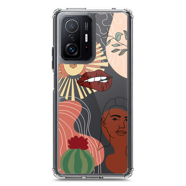 Aesthetic Modern Art Series - Design 5 - Soft Phone Case - Crystal Clear Case - Xiaomi 11T