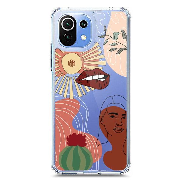 Aesthetic Modern Art Series - Design 5 - Soft Phone Case - Crystal Clear Case - Xiaomi Mi 11 Lite