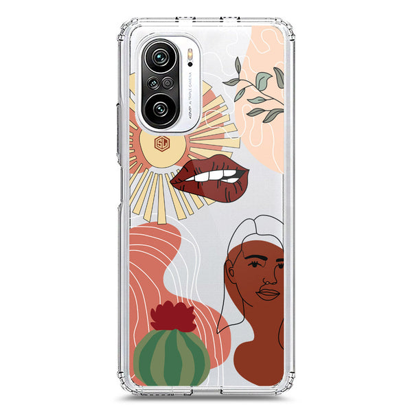 Aesthetic Modern Art Series - Design 5 - Soft Phone Case - Crystal Clear Case - Xiaomi Poco F3