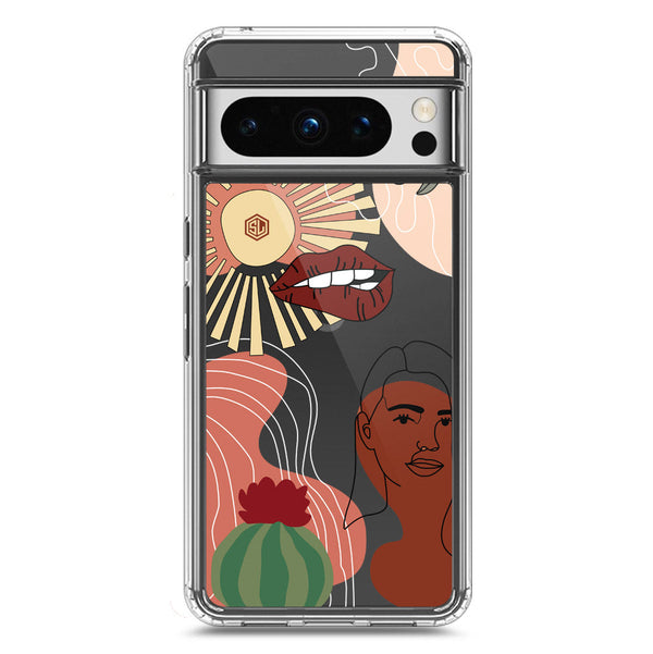 Aesthetic Modern Art Series - Design 5 - Soft Phone Case - Crystal Clear Case - Google Pixel 8 Pro