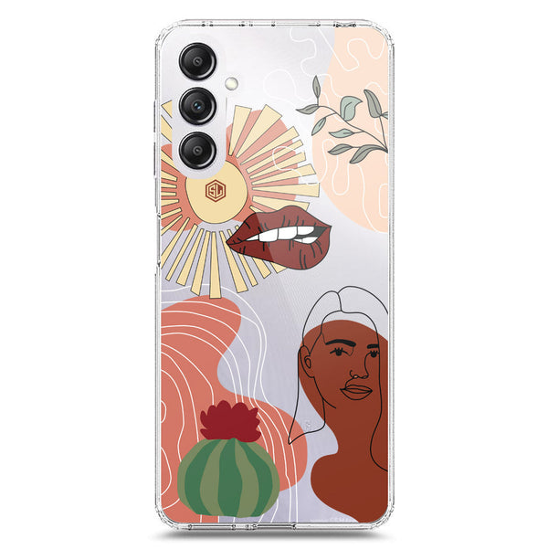 Aesthetic Modern Art Series - Design 5 - Soft Phone Case - Crystal Clear Case - Samsung Galaxy A14 5G