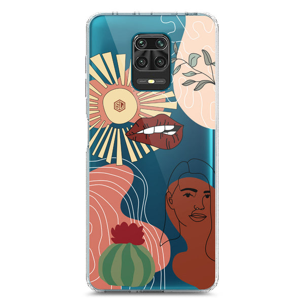 Aesthetic Modern Art Series - Design 5 - Soft Phone Case - Crystal Clear Case - Xiaomi Redmi Note 9S
