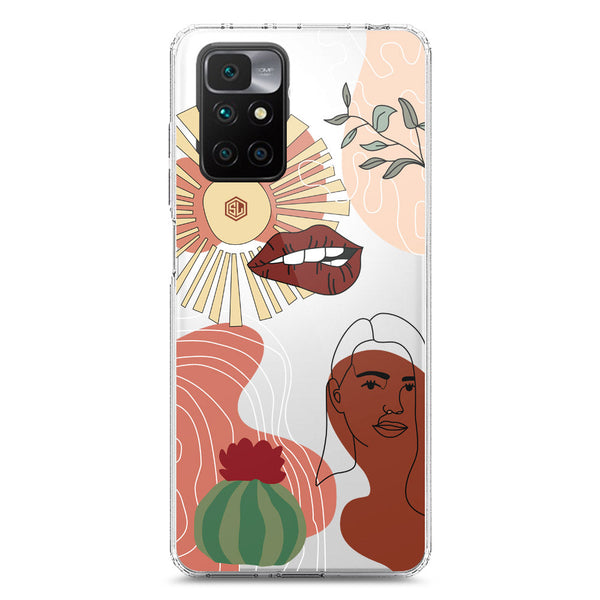 Aesthetic Modern Art Series - Design 5 - Soft Phone Case - Crystal Clear Case - Xiaomi Redmi 10