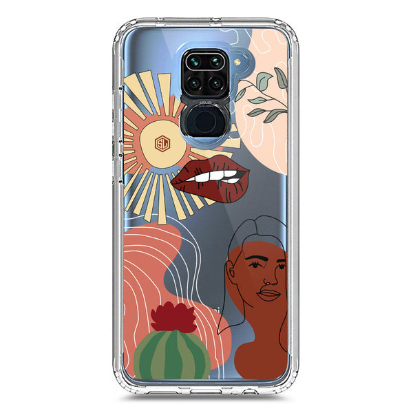 Aesthetic Modern Art Series - Design 5 - Soft Phone Case - Crystal Clear Case - Xiaomi Redmi 10X 4G