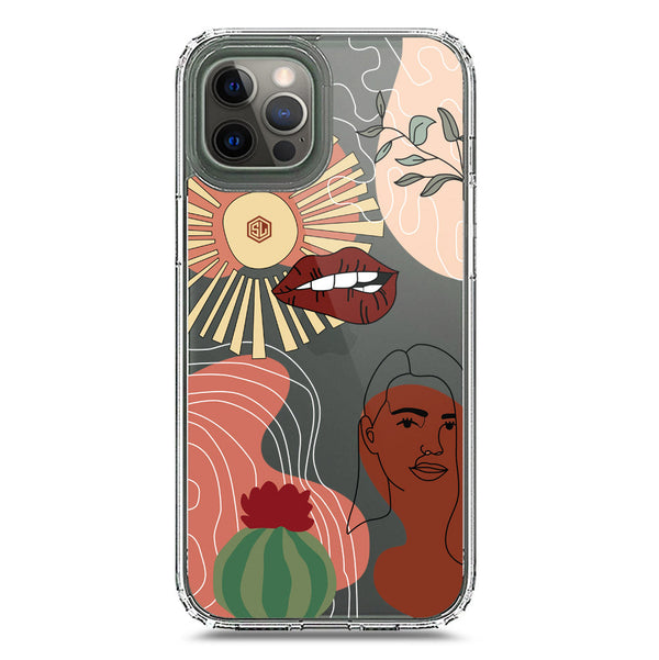 Aesthetic Modern Art Series - Design 5 - Soft Phone Case - Crystal Clear Case - iPhone 12 Pro