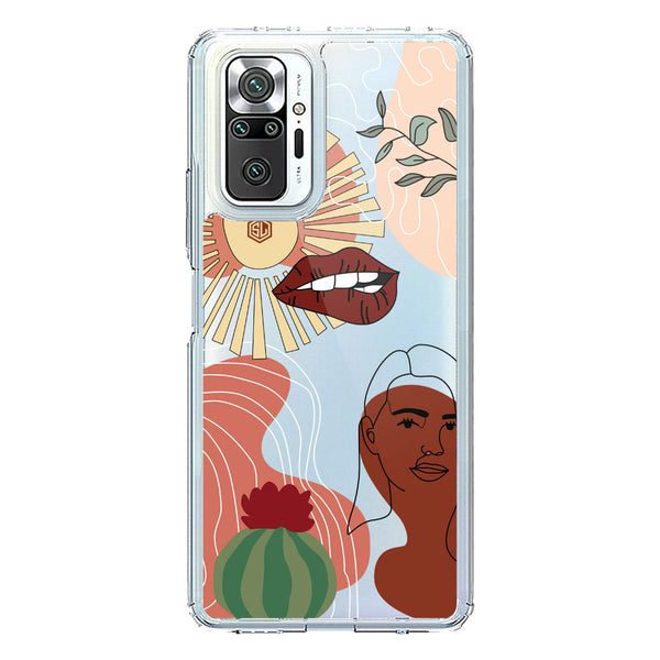 Aesthetic Modern Art Series - Design 5 - Soft Phone Case - Crystal Clear Case - Xiaomi Redmi Note 10 Pro Max