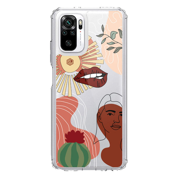 Aesthetic Modern Art Series - Design 5 - Soft Phone Case - Crystal Clear Case - Xiaomi Redmi Note 10S