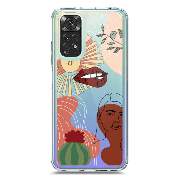 Aesthetic Modern Art Series - Design 5 - Soft Phone Case - Crystal Clear Case - Xiaomi Redmi Note 11S